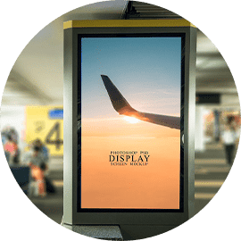 Local airport advertise