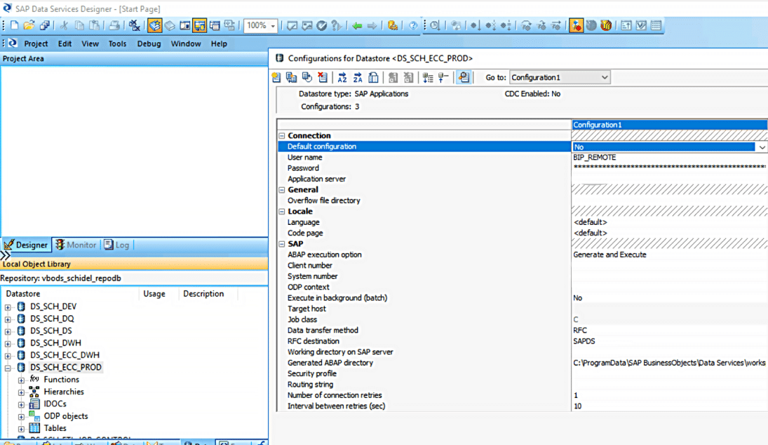 SAP BODS to SQL DBMS Data Integration 1