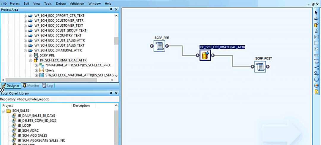 SAP BODS to SQL DBMS Data Integration 5